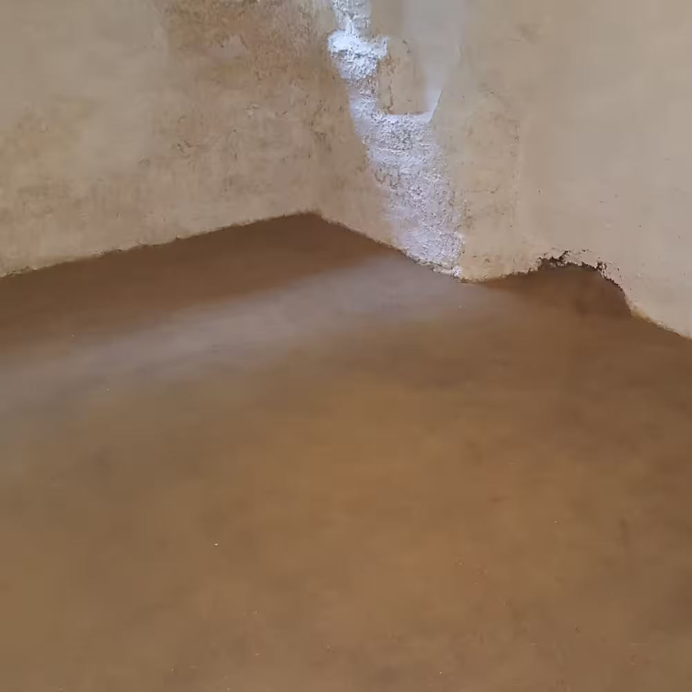 Hier zie je de achterste kamer waar vrijwel geen enkele scheur in zit. Hier zie je de achterste kamer waar vrijwel geen enkele scheur in zit.